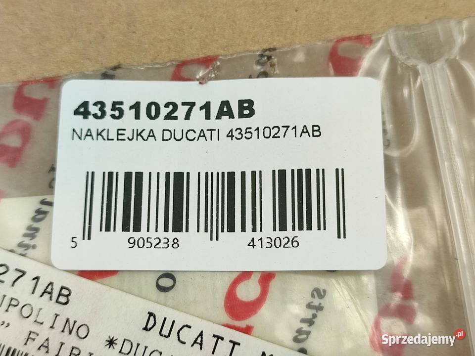 NAKLEJKA EMBLEMAT NA KUFER BOCZNY DUCATI 944 ST2