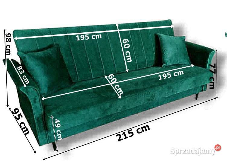 wersalka Sofa kanapa rozkładana pojemnik NOWA Łódź