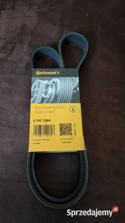Pasek wielorowkowy 6PK1244 Continental Części montażowe wielkopolskie