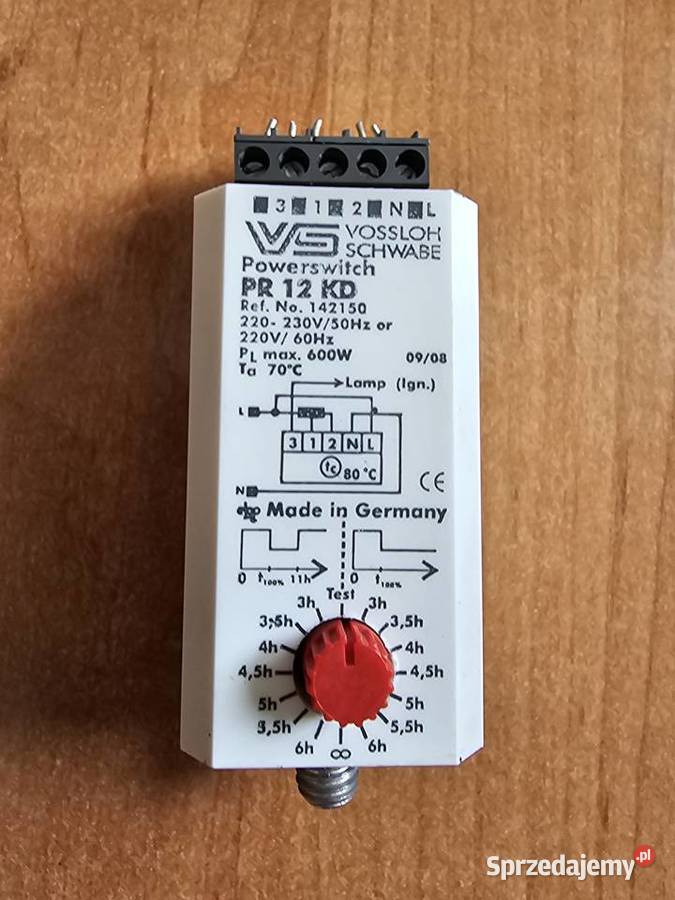 Przełącznik zasilania PR12KD lubelskie Puławy