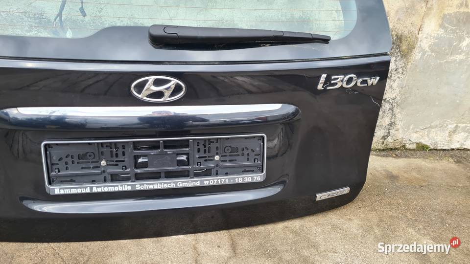 Hyundai i30 CW kombi 9F klapa bagażnika czarny Legnica sprzedam