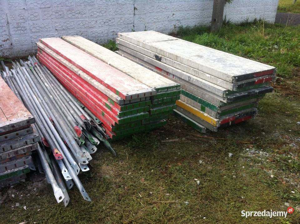 Rusztowanie elewacyjne 82 m2 używane 10x82 m opolskie Stare Siołkowice sprzedam