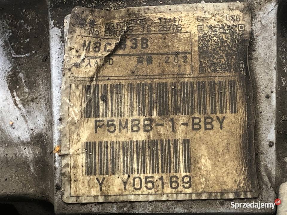 SKRZYNIA BIEGÓW MITSUBISHI LANCER VIII F5MBB 18 osobowe podkarpackie