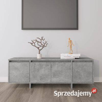 vidaXL Szafka pod TV szarość betonu 120x30x405 Warszawa