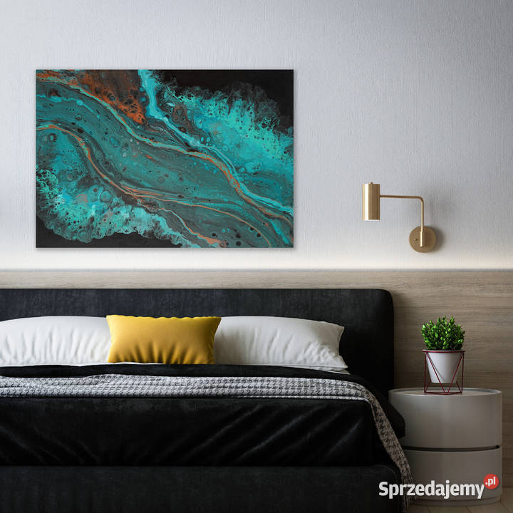 Duży abstrakcyjny obraz Mgławica nieskończoności Malarstwo