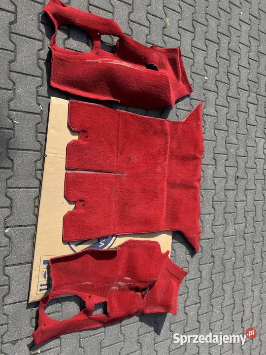 Wykładzina flame red na tył do chevrolet