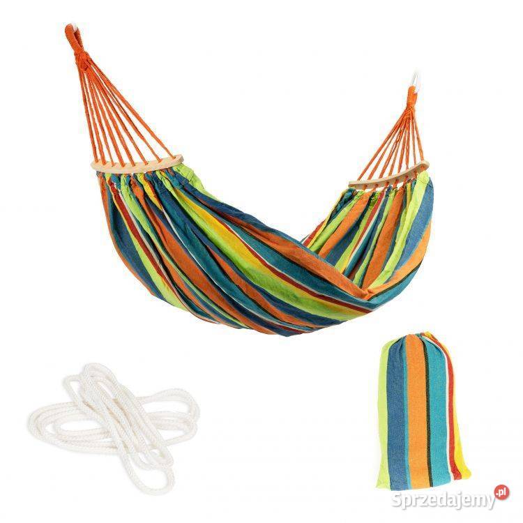 Hamak ogrodowy dwuosobowy huśtawka z pokrowcem podlaskie