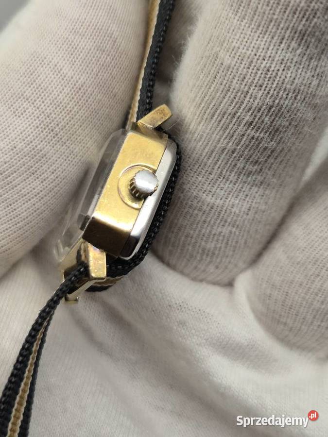 Damski zegarek pozłacany Glashutte Chorzów