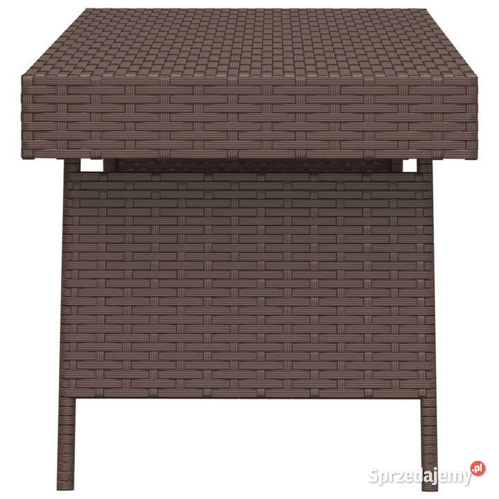 Składany stolik boczny brązowy 60x40x38 Warszawa