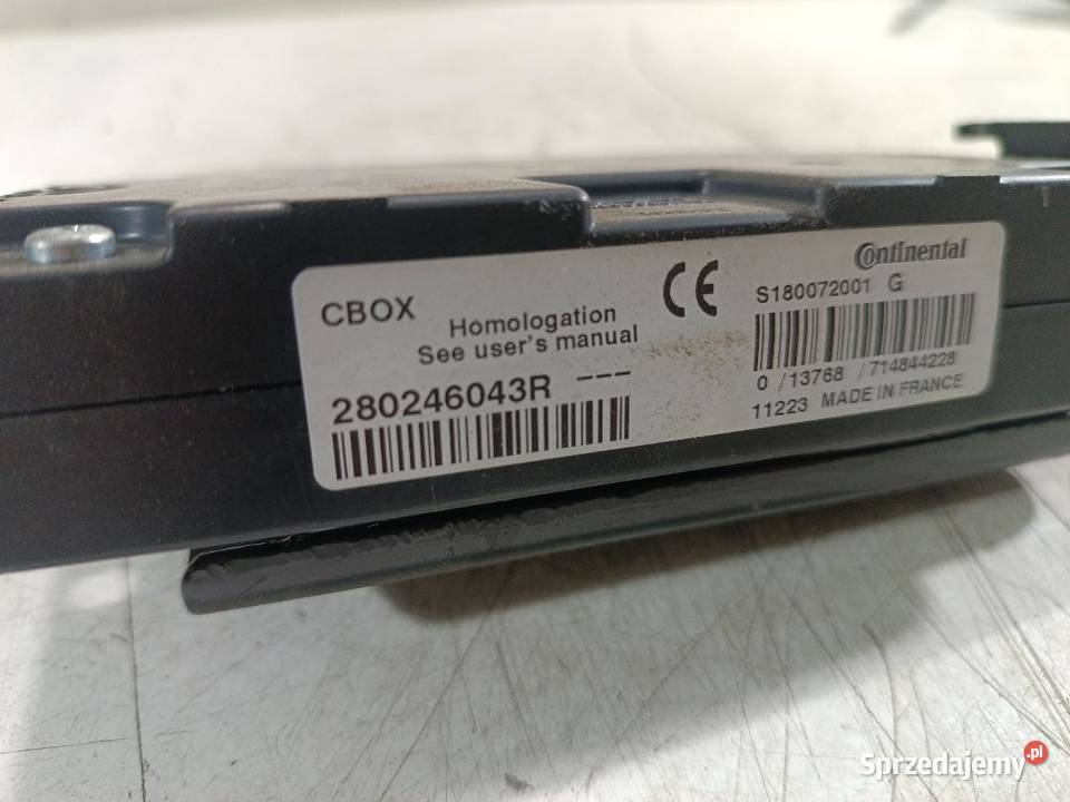 MODUŁ STEROWNIK CBOX RENAULT MEGANE III osobowe