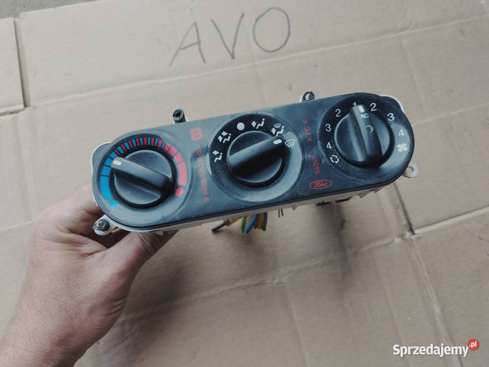 Panel nawiewu klimatyzacji FORD MONDEO MK2 panele sterowania, przełączniki Kamień-Kolonia