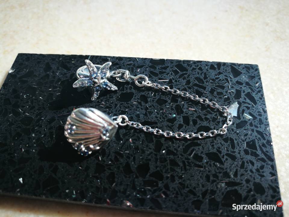 Pandora Charrm łańcuszek koralik muszla
