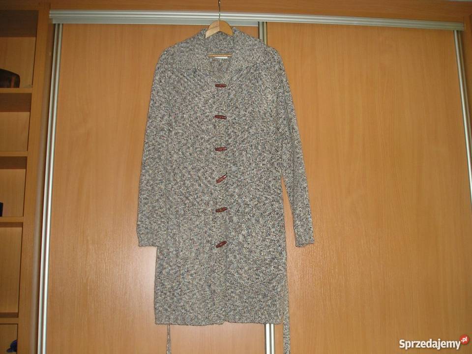 długi sweter z paskiem 4042 Yessica długi pomorskie Słupsk