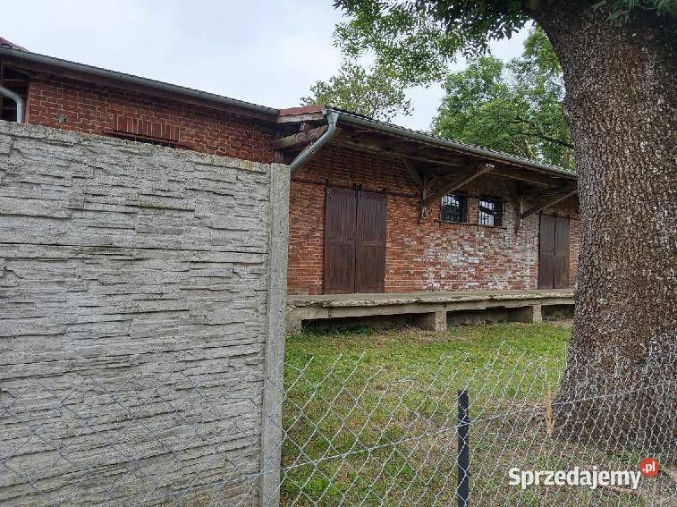 Murowana hala z rampą Bobrówko gmina Strzelce