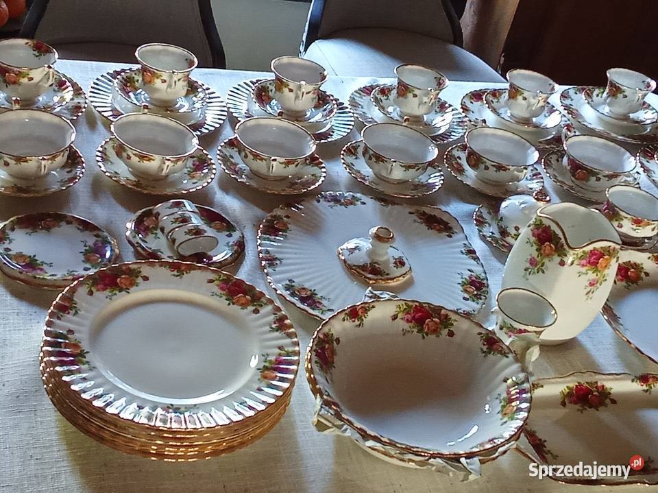 Serwis kawowoobiadowy Royal Albert England Prusim