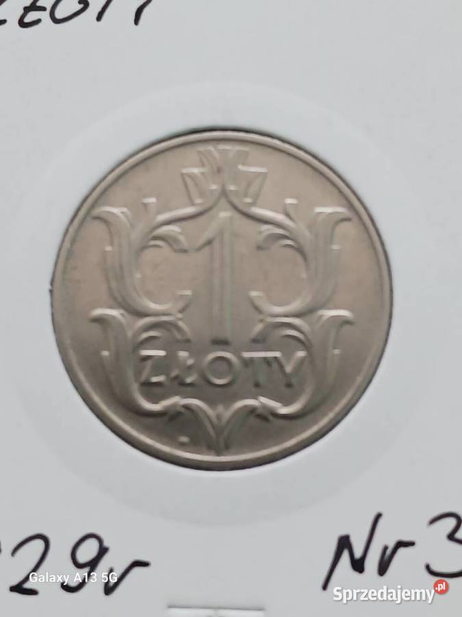1 Złoty 1929 r 3 Konin