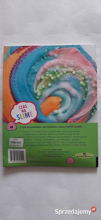 Książka Super slime ponad 100 przepisów mazowieckie Pruszków