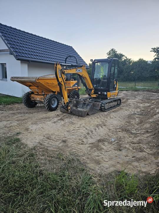Prace ziemne Kraków Minikoparka usługi małopolskie