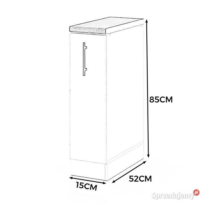 Szafka Kuchenna Stojąca Z Blatem Szafka Cargo 15 85cm Elbląg