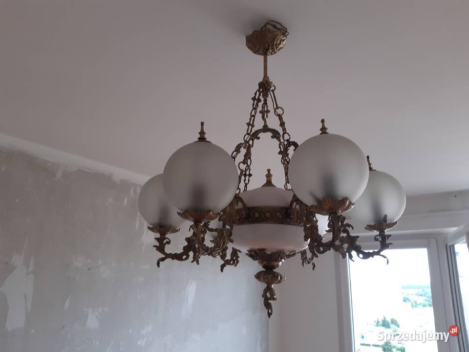 Lampa mosiądz kujawsko-pomorskie Grudziądz sprzedam