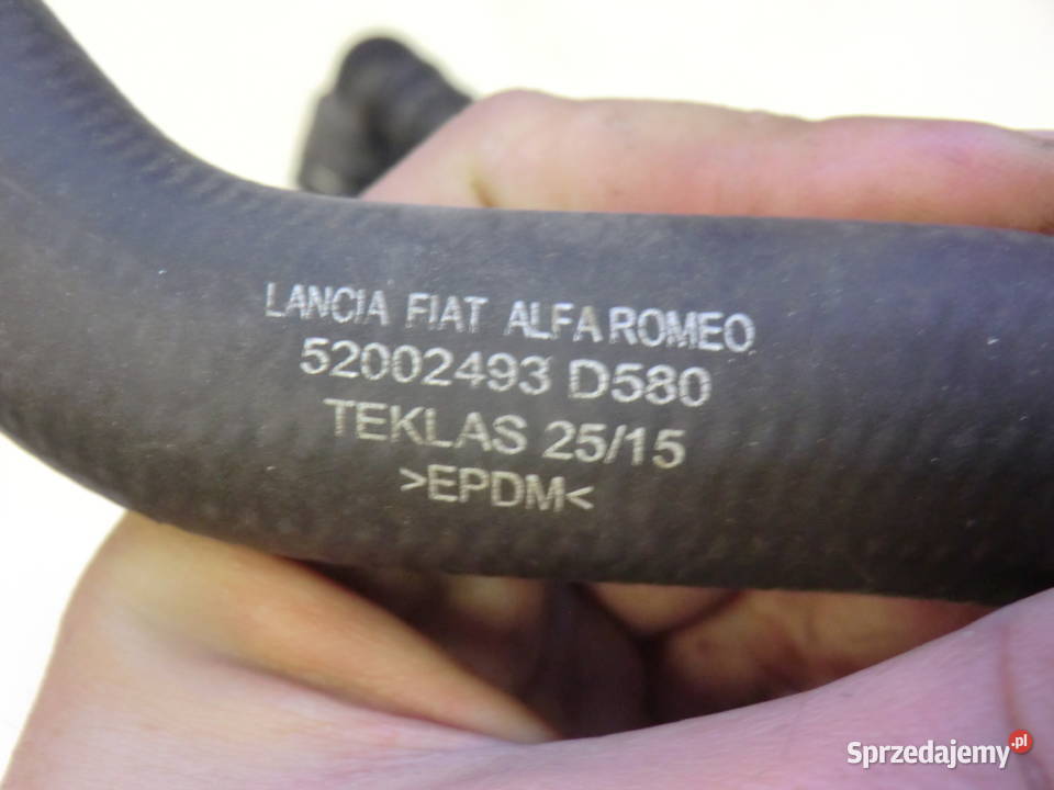 Fiat 500L przewody płynu 52002493 D580 osobowe małopolskie Krzeszowice sprzedam