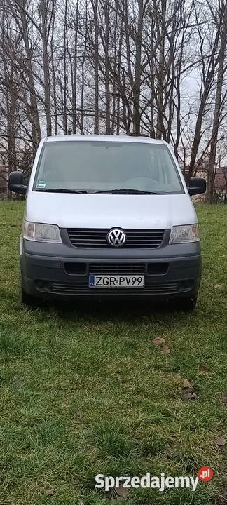 VW T5 Transporter 130 9 osób klima srebrny met Stargard