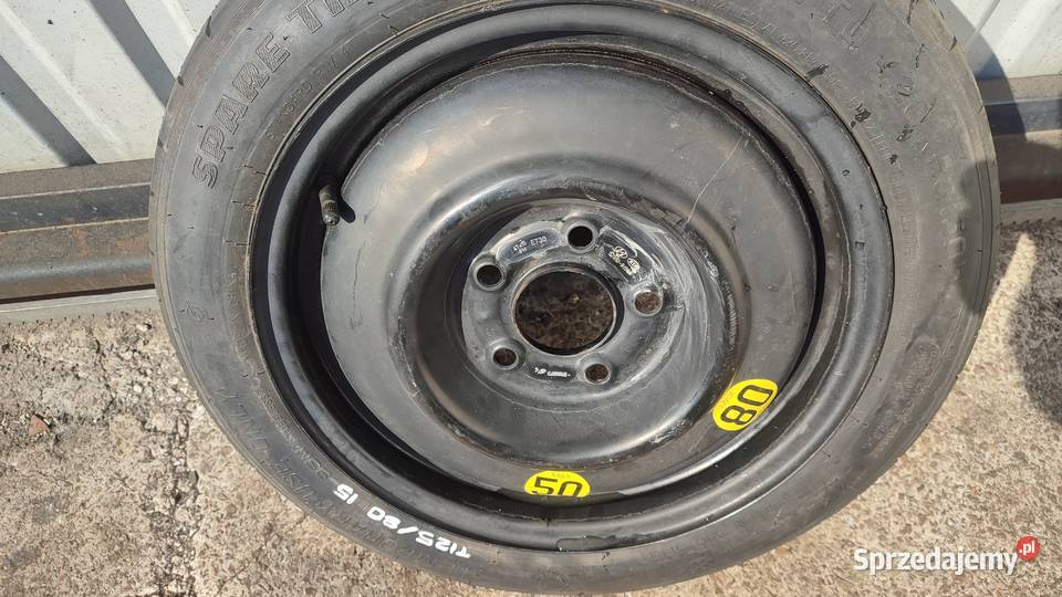 KIA CEED HYUNDAI KOŁO DOJAZDOWE 5x1143 4Tx15 R15 Włoszczowa