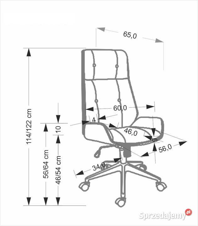 Fotel biurowy czarny Luxury Premium małopolskie Golkowice