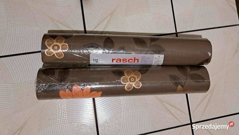 Tapeta 2 rolki na flizelinie Rasch kwiaty na kujawsko-pomorskie Złotniki Kujawskie