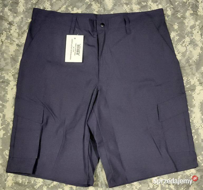 Krótkie spodnie szorty UNITED Navy blue Medium Wrocław sprzedam