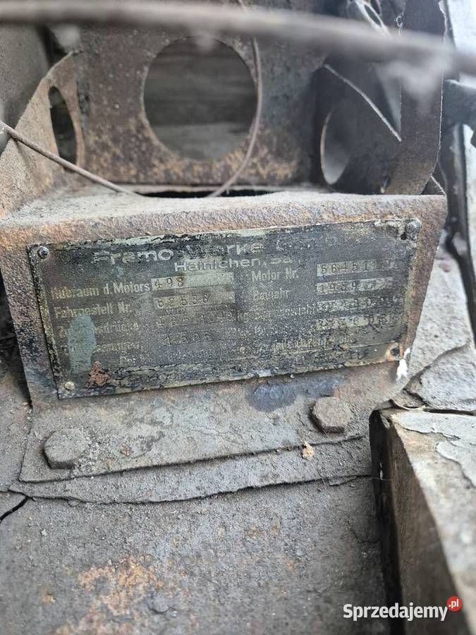 Framo V500 DKW Silnik motocykla Świniowóz 1939 mazowieckie sprzedam