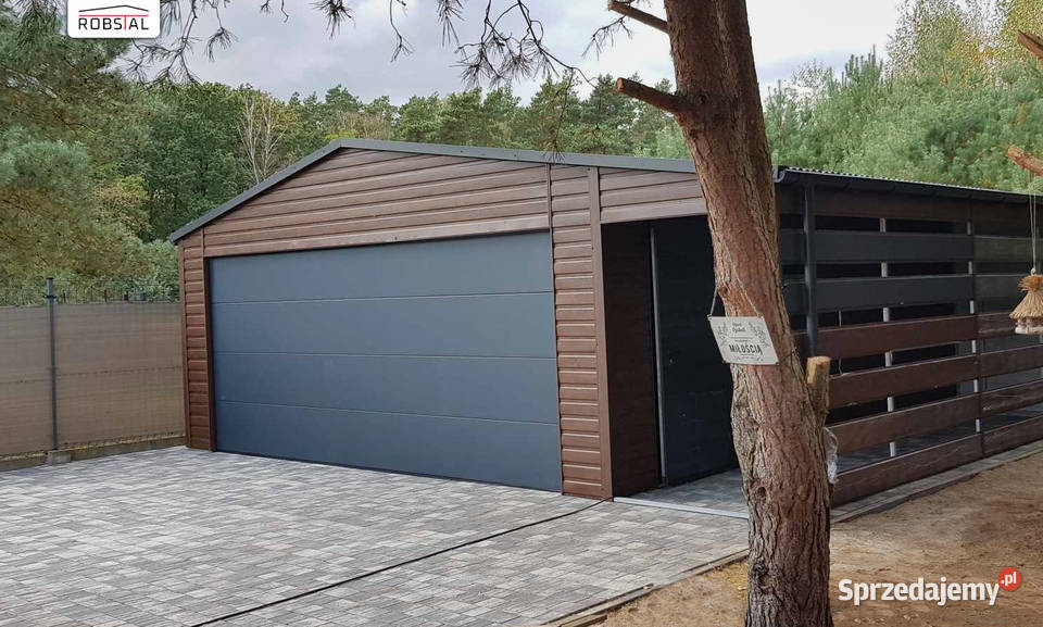 Garaż Blaszany z bramą segmentową 7x6m mazowieckie