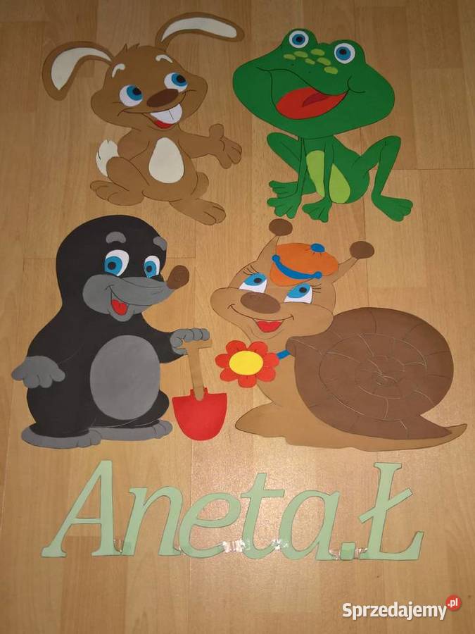 Dekoracje dwustronne okienne o tematyce Ryki sprzedam