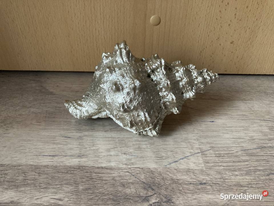 Figurka ozdobna srebrna muszla Figurki i rzeźby Warszawa