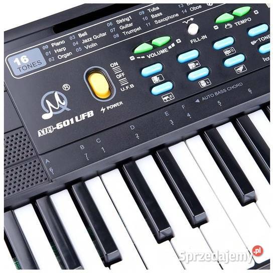 Keyboard MQ 601 UFB Czarny Kultura i Rozrywka Szczecin