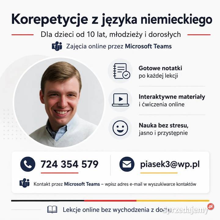 Lekcje języka niemieckiego online Piła