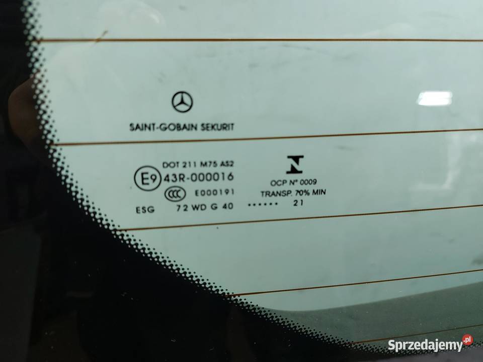 Mercedes EQV w447 Vklasa klapa bagażnika tył osobowe dolnośląskie sprzedam