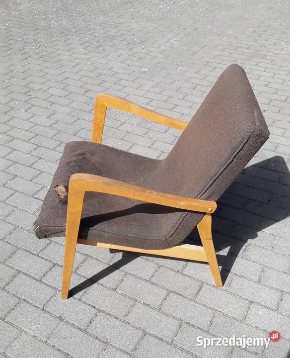 Fotel PRL typ 300 138 Design lata 60 70 Vintage Gdynia
