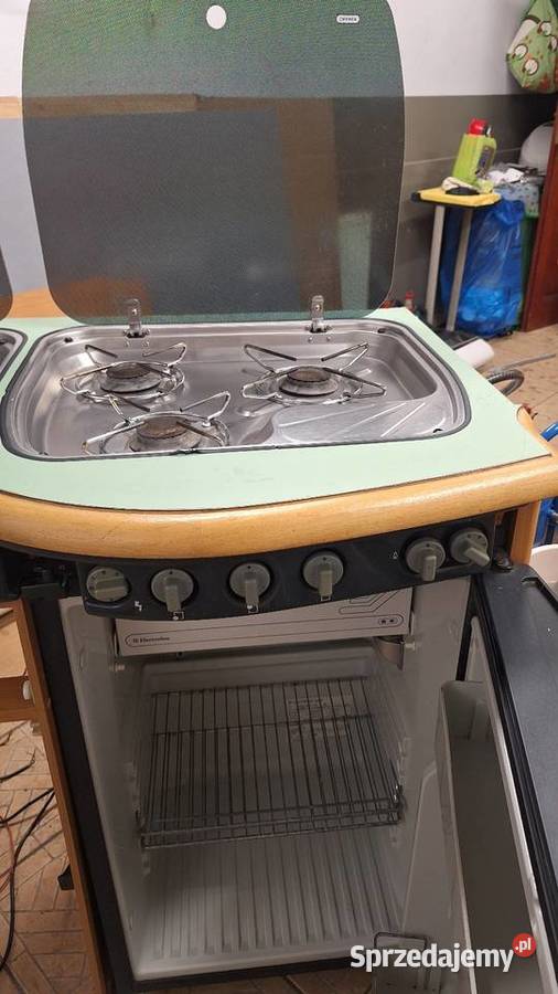 Lodówka Elektrolux 12 230V gaz zlewkuchenka Kielno