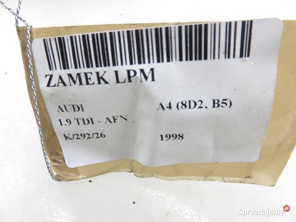 ZAMEK LEWY PRZEDNI AUDI A4 8D2 B5 8D1837015F