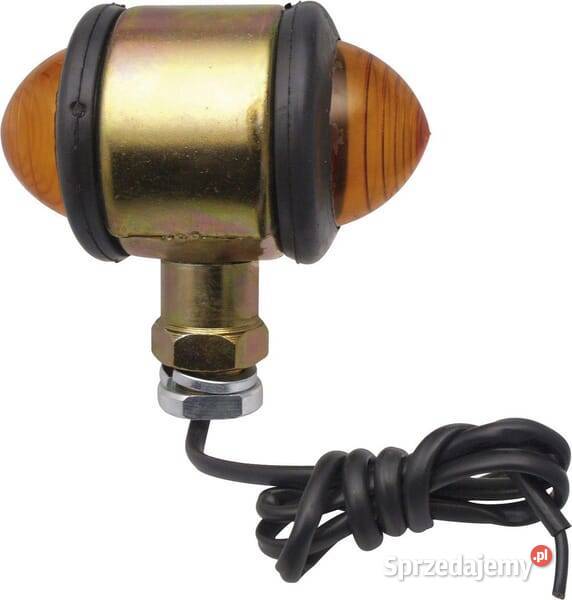 Lampa kierunkowskazu okrągła 1224V pomarańczowa Kamionna