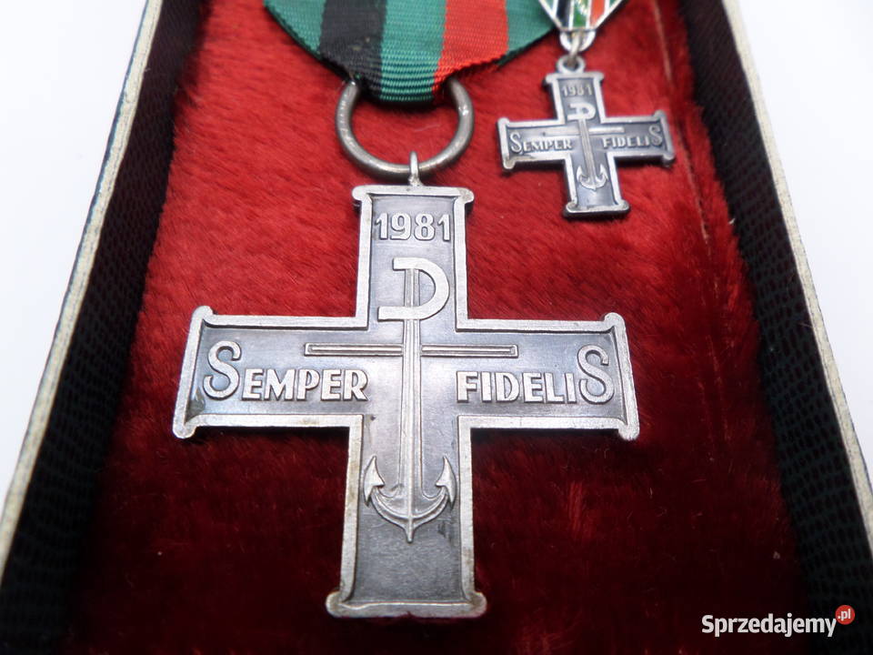 Krzyż Zasługi Semper Fidelis NUMEROWANY rzadki Poznań