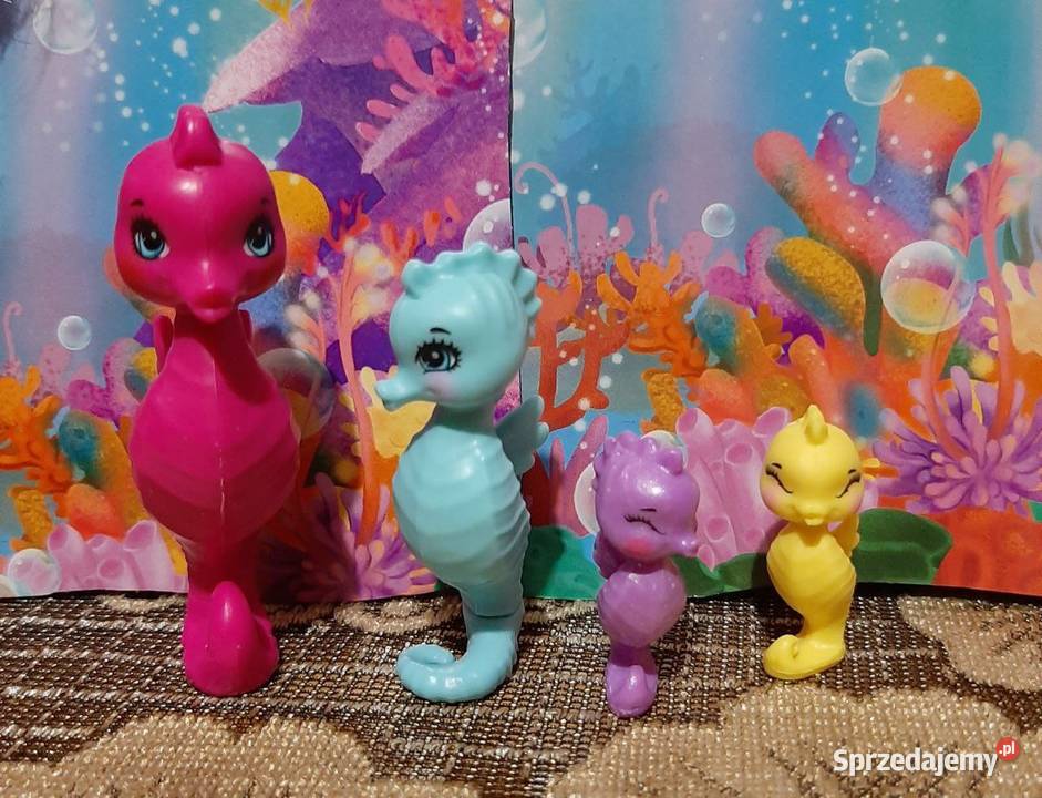 Lalka Enchantimals Sedda Seahorse z rodziną