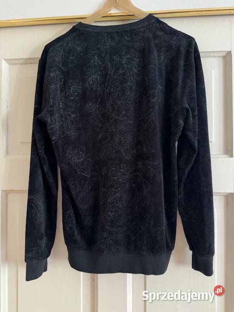 Bluza męska Zara S we wzór roślinny czarna Częstochowa