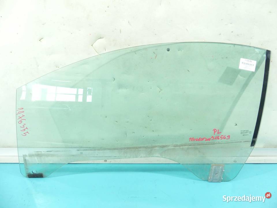 Lewa szyba drzwi kierowcy Peugeot 207CC Boczne (drzwi)