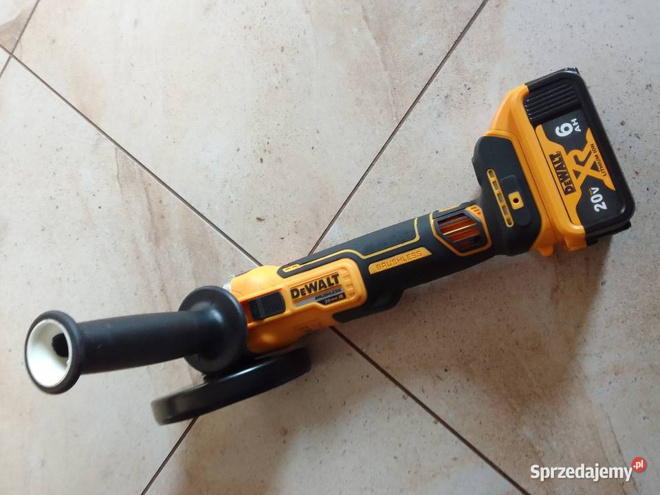 Szlifierka kątowa akumulatorowa Dewalt DCG 405 Góra