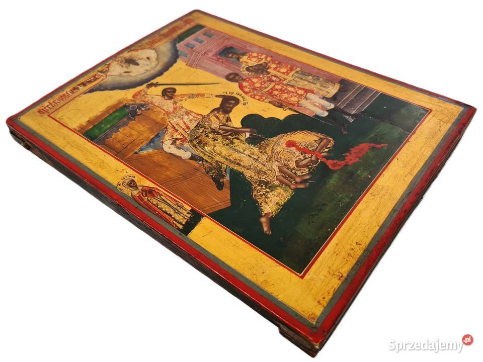 Ikona Ścięcie Świętego Jana Chrzciciela 0459 Warszawa sprzedam