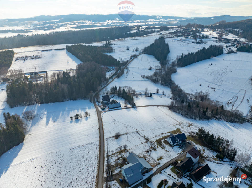 Działka budowlana Wysoka gmina Jordanów sprzedam