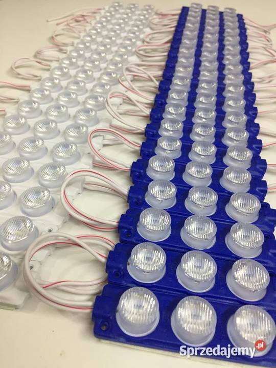 LED moduł 3 x 1W soczewkowy 6000k biały zimny i