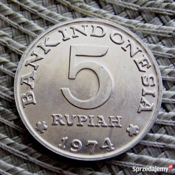 Indonezja 5 Rupi 1974rWiększa Ładna wielkopolskie Kalisz